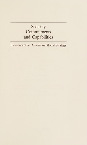 Cover for Security commitments and capabilities
