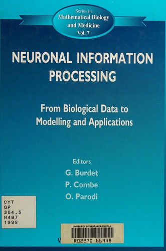 Cover for Neuronal information processing