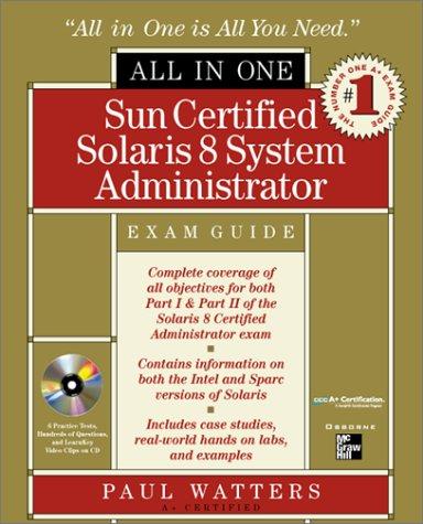 Cover for Sun certified Solaris 8 system administrator