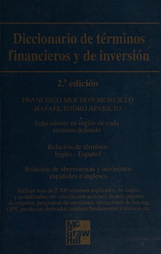 Cover for Diicionario de Terminos Financieros y de Inversion