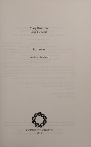 Cover for Self-Control
