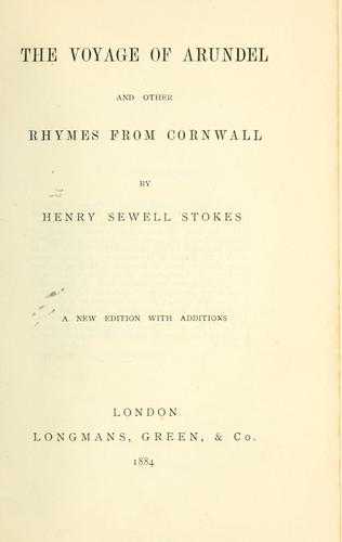 Cover for voyage of Arundel