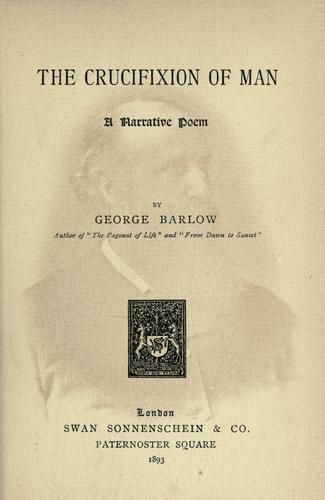 Cover for The crucifixion of man