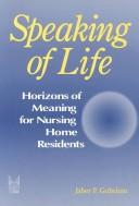 Cover for Speaking of life