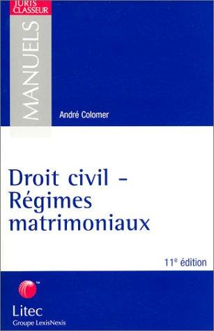 Cover for Droit civil - Régimes matrimoniaux