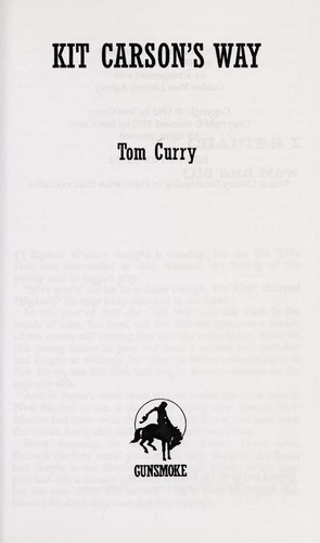 Cover for Kit Carson's way