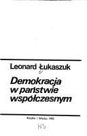 Cover for Demokracja w państwie współczesnym