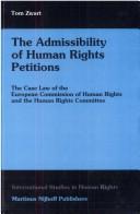 Cover for The admissibility of human rights petitions