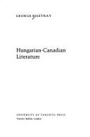 Cover for Hungarian-Canadian literature