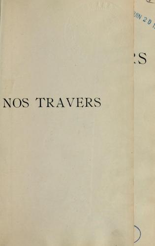 Cover for Nos travers