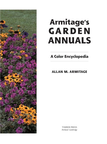 Cover for Armitage's garden annuals