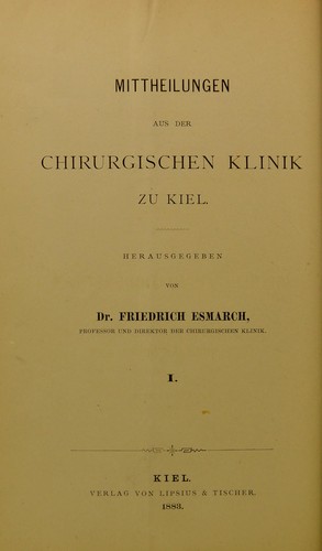 Cover for Eine neue Amputationsmethode