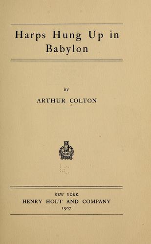 Cover for Harps hung up in Babylon