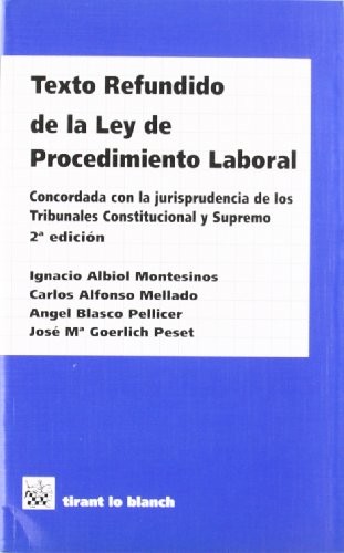 Cover for Texto Refundido de la ley de Procedimiento Laboral