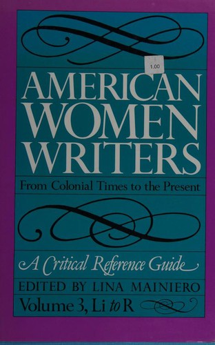 Cover for American women writers