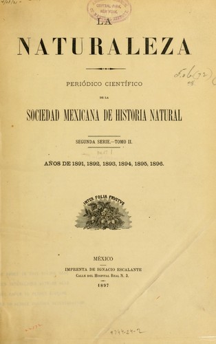 Cover for La Naturaleza