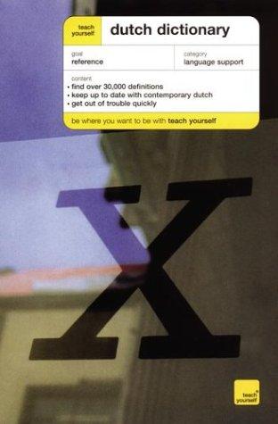 Cover for Teach Yourself Dutch Dictionary