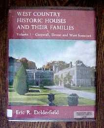 Cover for West Country historic houses and their families