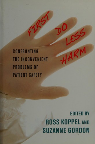 Cover for First, do less harm