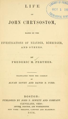 Cover for The life of John Calvin