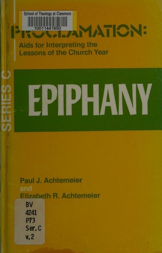 Cover for Epiphany
