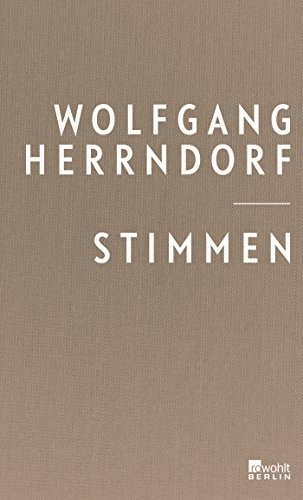 Cover for Stimmen