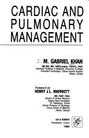 Cover for Cardiac and pulmonary management