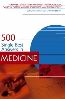 Cover for 500 Single Best Answers In Medicine