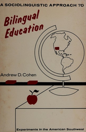 Cover for A sociolinguistic approach to bilingual education
