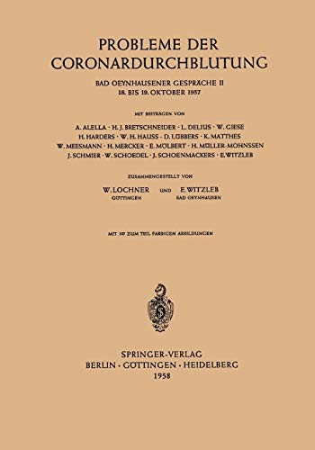Cover for Probleme der Coronardurchblutung