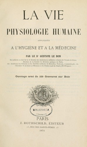 Cover for La vie