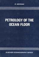 Cover for Petrology of the Ocean Floor (Elsevier Oceanography Series)