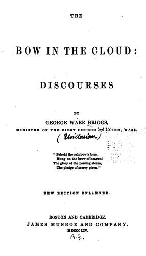 Cover for The Bow in the Cloud: Discourses