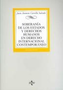 Cover for Soberania de los Estados y derechos humanos en Derecho Internacional