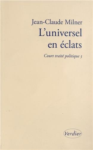 Cover for L'universel en éclats