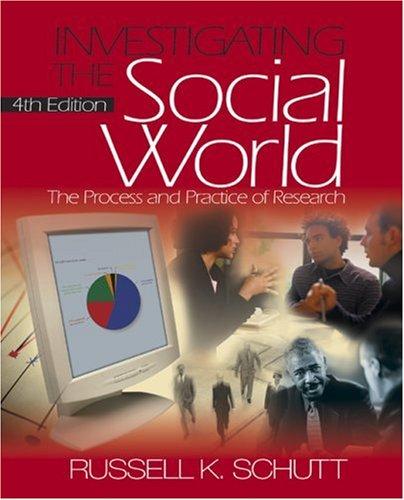 Cover for Investigating the social world