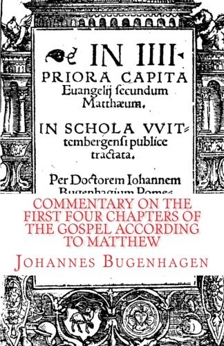 Cover for Commentary on the First Four Chapters of the Gospel according to Matthew