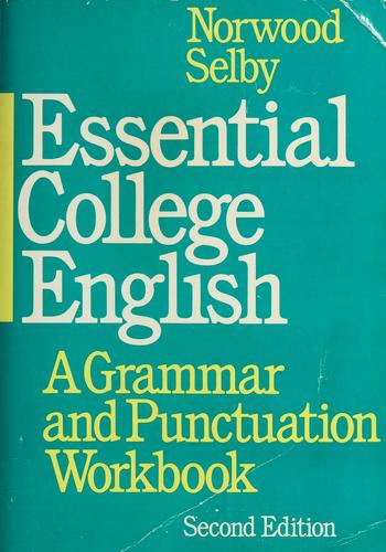 Cover for Essential college English