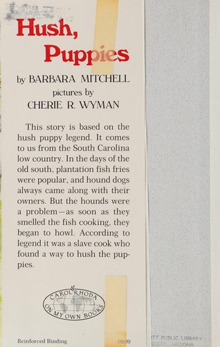 Cover for Hush, puppies