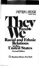 Cover for They and we