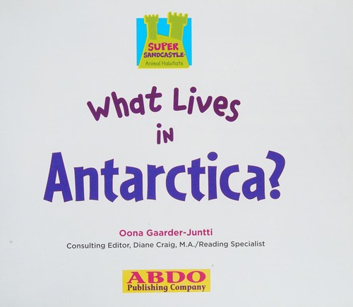 Cover for What lives in Antarctica?