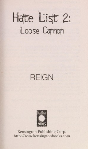 Cover for Hate list