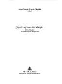 Cover for Speaking from the margin