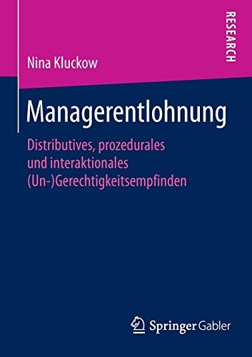 Cover for Managerentlohnung