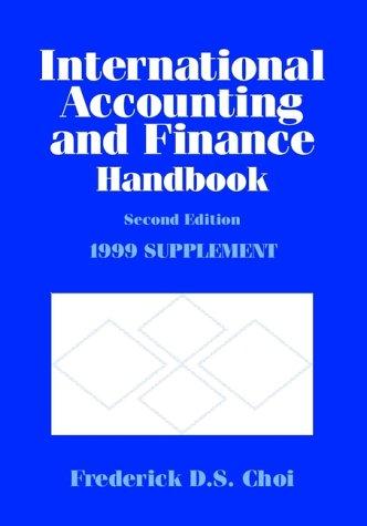Cover for International Accounting and Finance Handbook