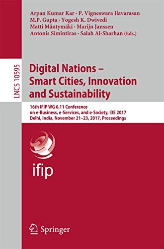 Cover for Digital Nations – Smart Cities, Innovation, and Sustainability
