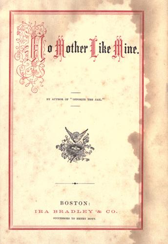 Cover for No mother like mine.