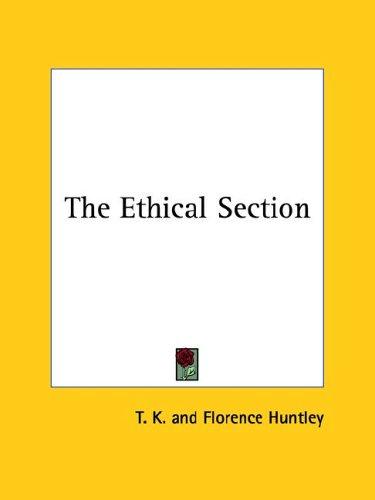 Cover for The Ethical Section
