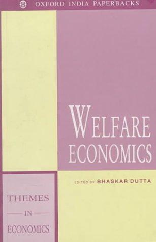 Cover for Welfare Economics (Oxford in India Readings, Themes in Economics)