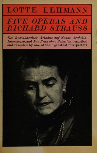 Cover for Five operas and Richard Strauss.